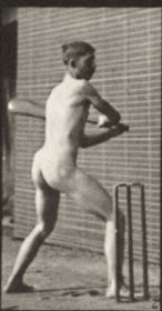Plate 292 Cricket, batting and back cut — figure reference